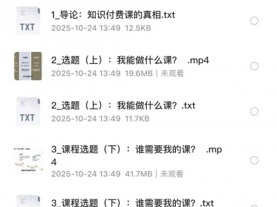 价值2980的知识IP做课训练营，30天从0到1打造你的专属课程